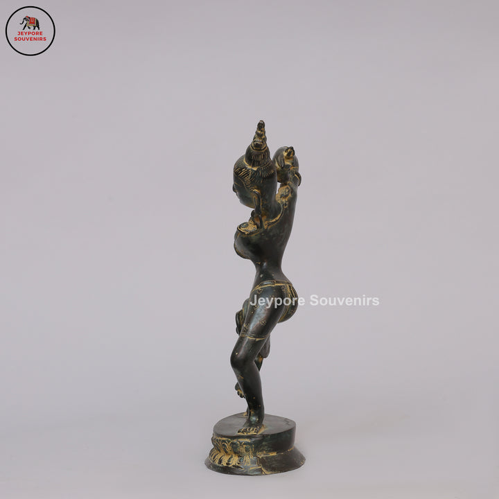 Traditional Indian Brass Dancing Dakini Statue