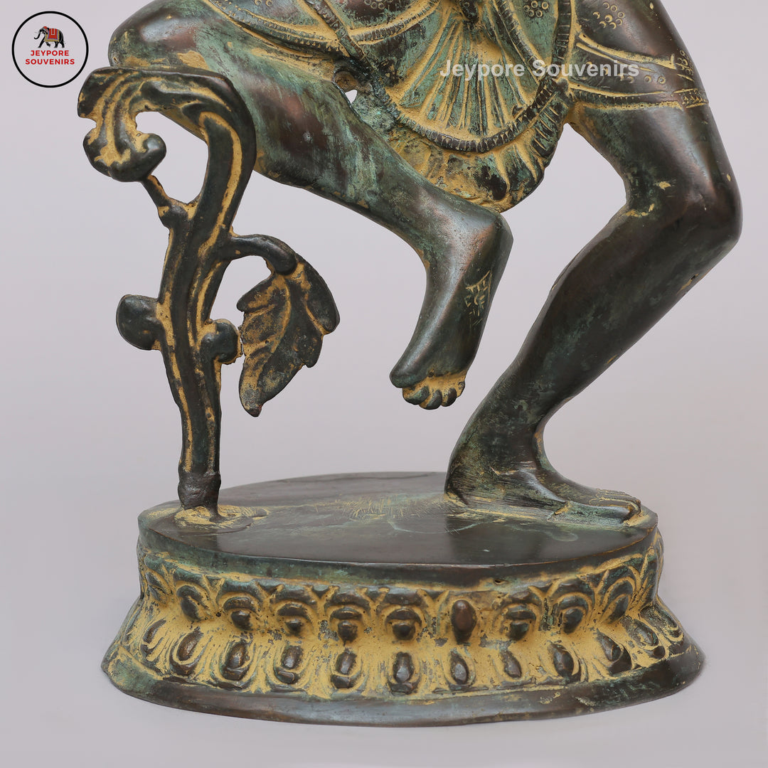 Traditional Indian Brass Dancing Dakini Statue