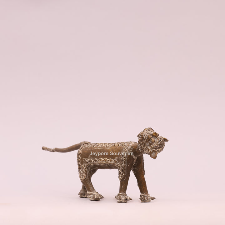 Handcrafted Antique Gold Brass Animal Sculpture