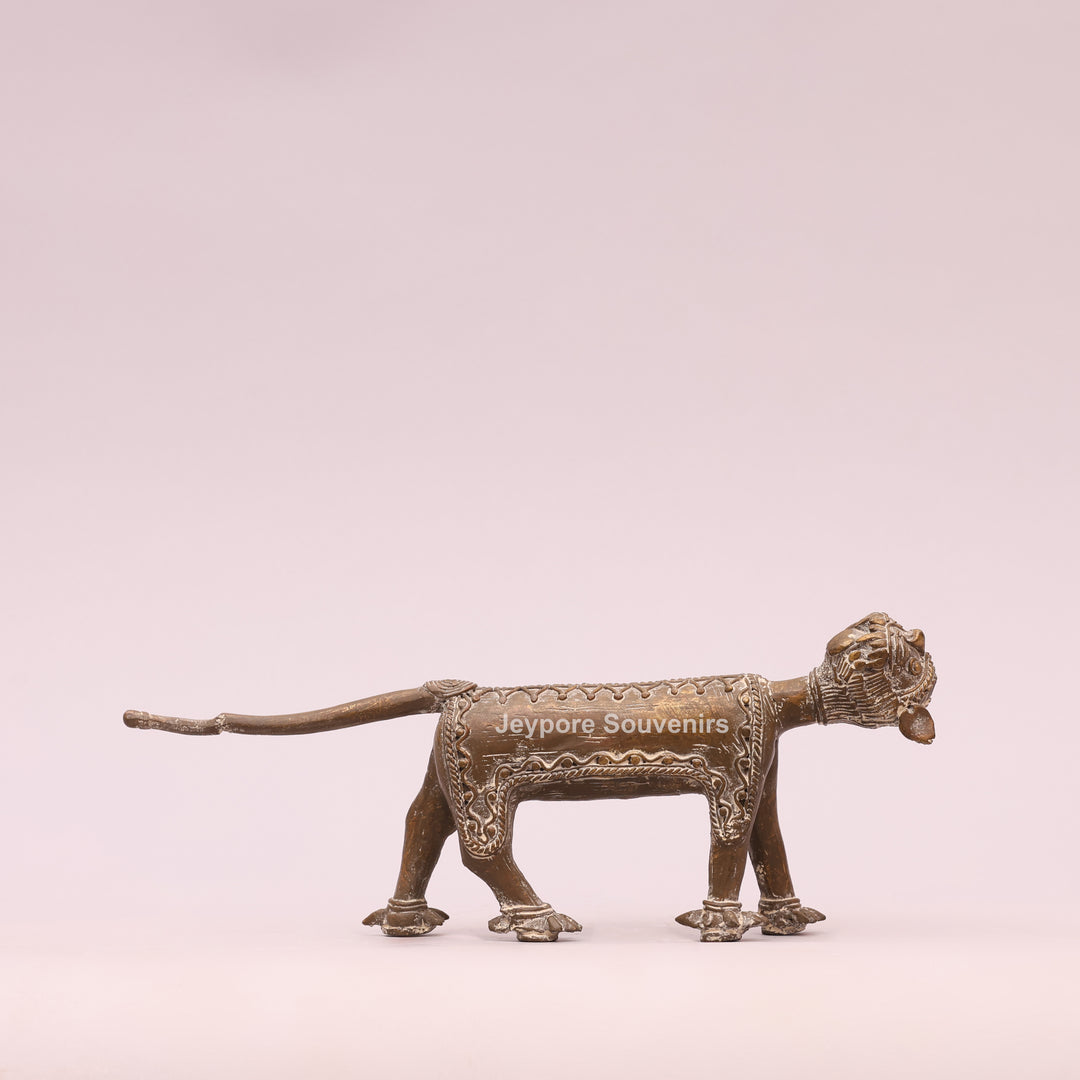 Handcrafted Antique Gold Brass Animal Sculpture