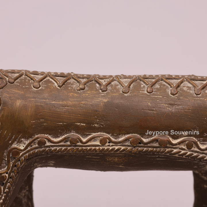 Handcrafted Antique Gold Brass Animal Sculpture
