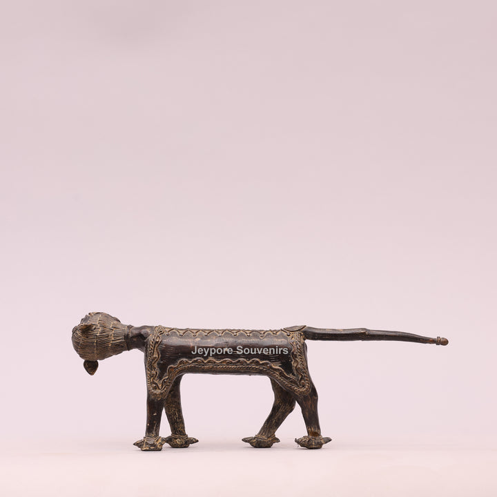 Handcrafted Dhokra Brass Animal Sculpture