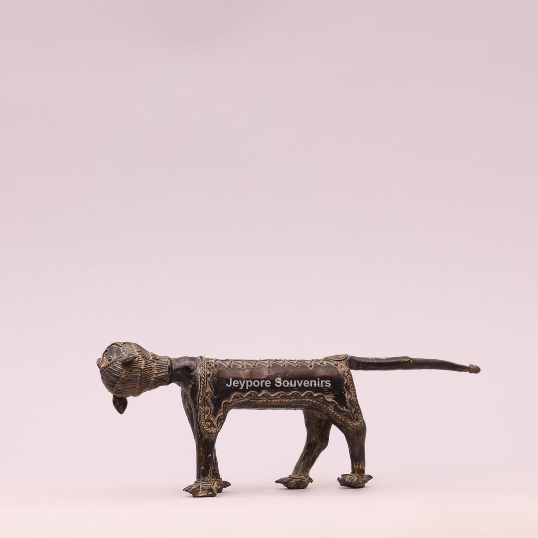 Handcrafted Dhokra Brass Animal Sculpture
