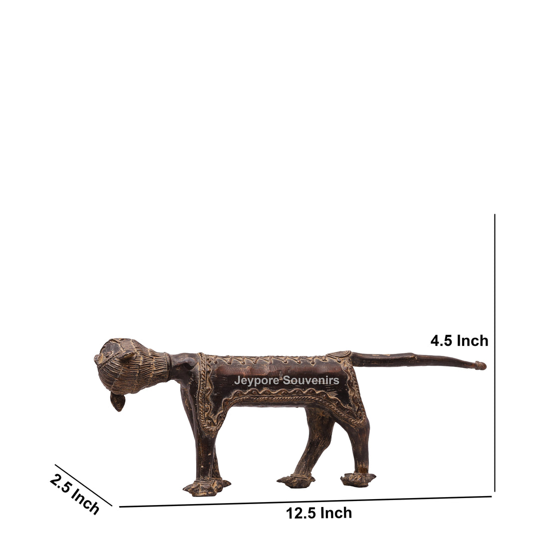 Handcrafted Dhokra Brass Animal Sculpture