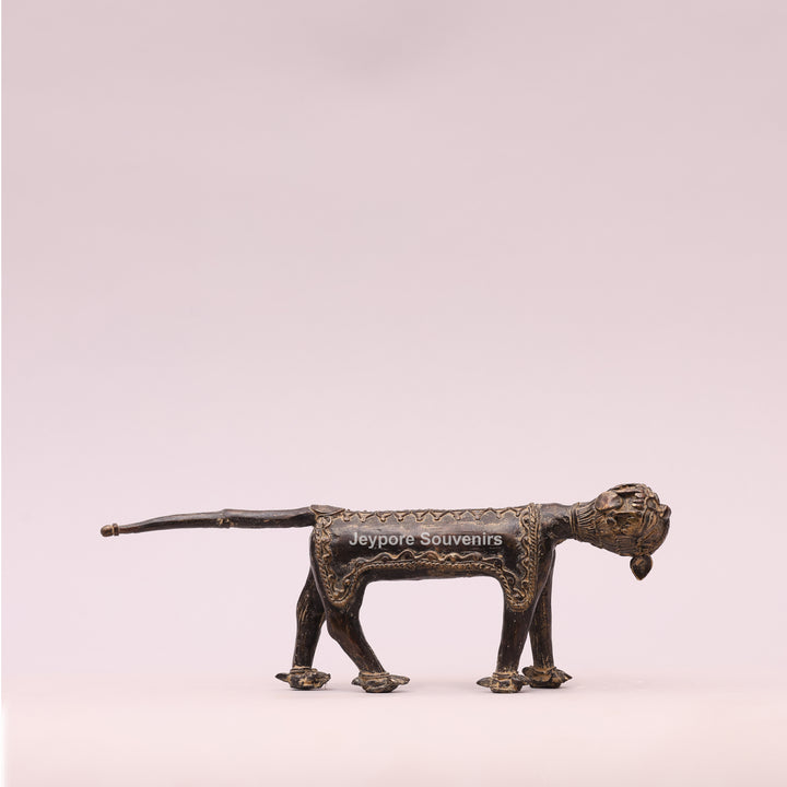 Handcrafted Dhokra Brass Animal Sculpture