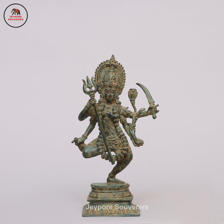 Antique Bronze Dancing Multi-Armed Mahakali Statue