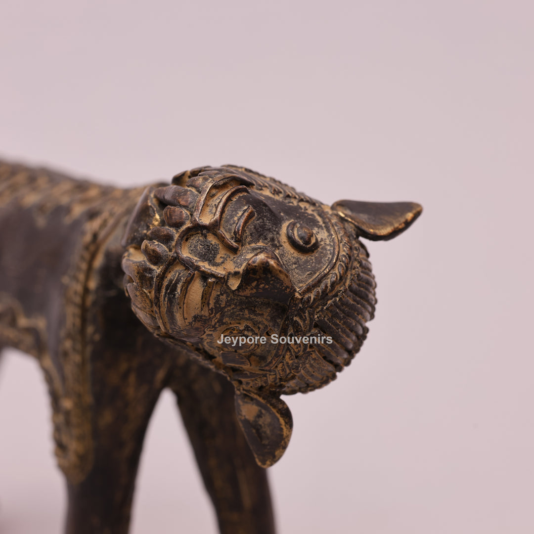 Handcrafted Dhokra Brass Animal Sculpture
