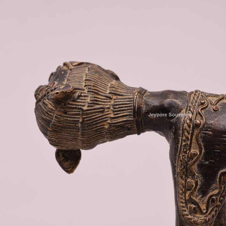 Handcrafted Dhokra Brass Animal Sculpture