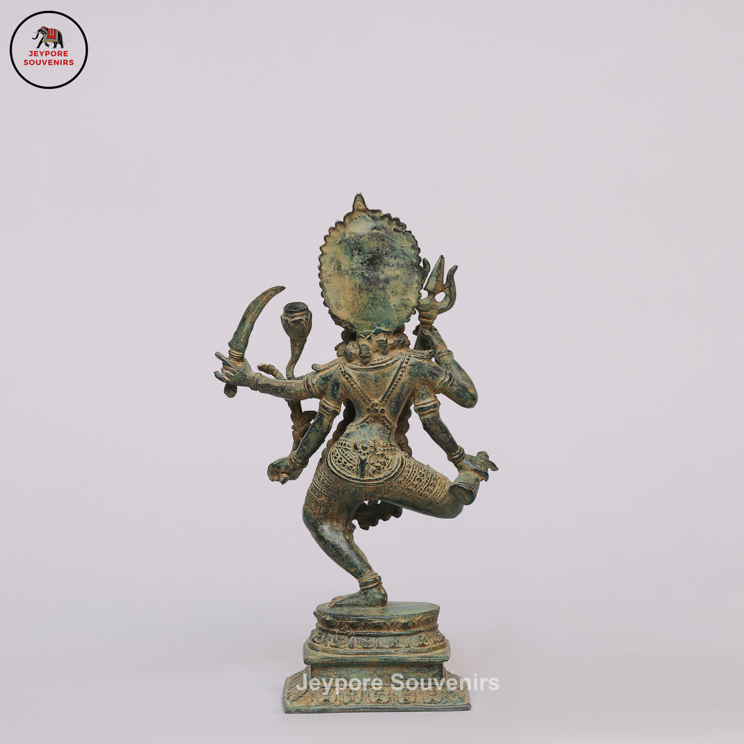Antique Bronze Dancing Multi-Armed Mahakali Statue