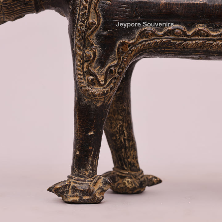 Handcrafted Dhokra Brass Animal Sculpture