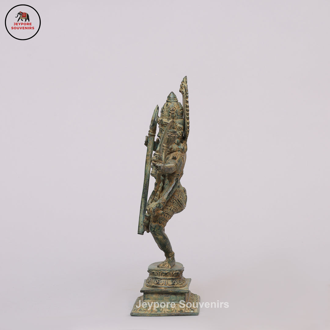 Antique Bronze Dancing Multi-Armed Mahakali Statue