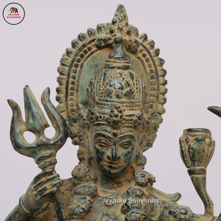 Antique Bronze Dancing Multi-Armed Mahakali Statue