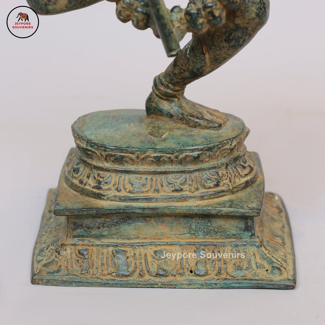 Antique Bronze Dancing Multi-Armed Mahakali Statue