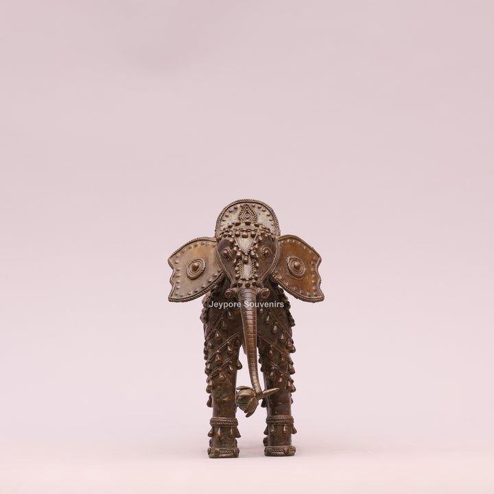 Handcrafted Brass Elephant Sculpture