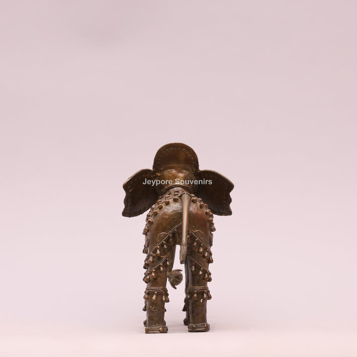 Handcrafted Brass Elephant Sculpture