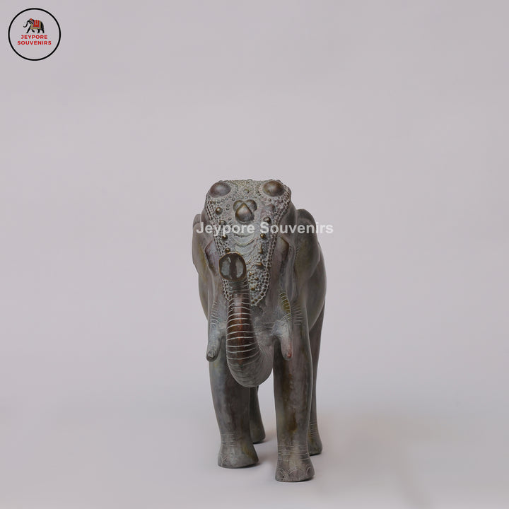 Handcrafted Antique Bronze Elephant Statue