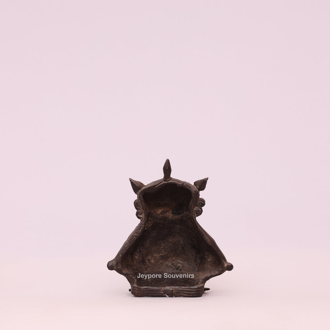 Handcrafted Dhokra Brass Owl – Traditional Tribal Art