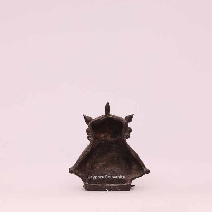 Handcrafted Dhokra Brass Owl – Traditional Tribal Art
