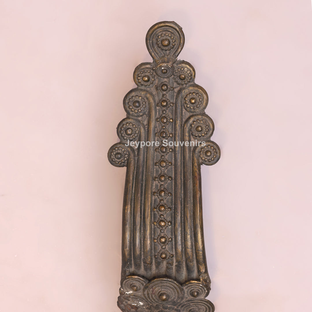 Traditional Brass Bastar Dhokra Art Tribal Swan Boat Sculpture
