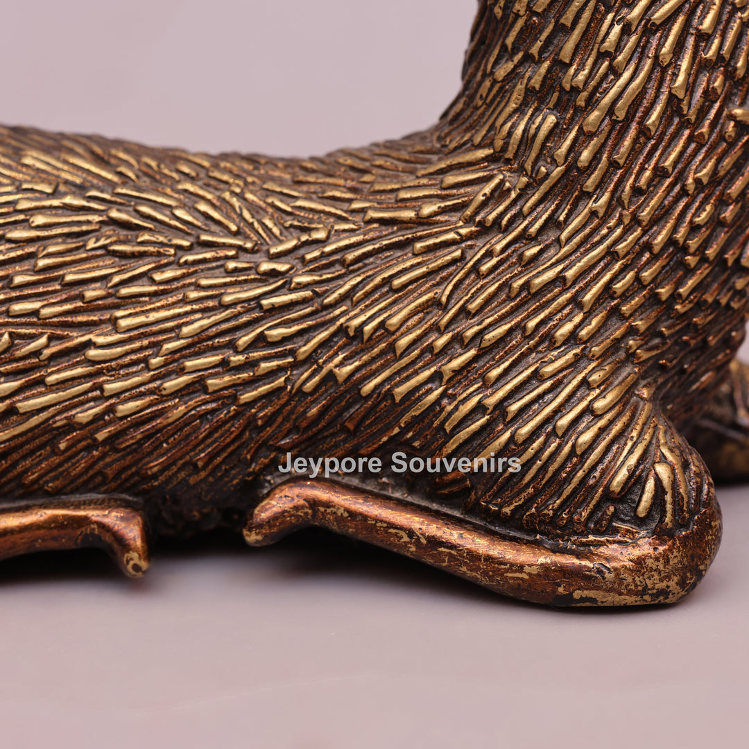 Handcrafted Dhokra Brass Deer Sculpture