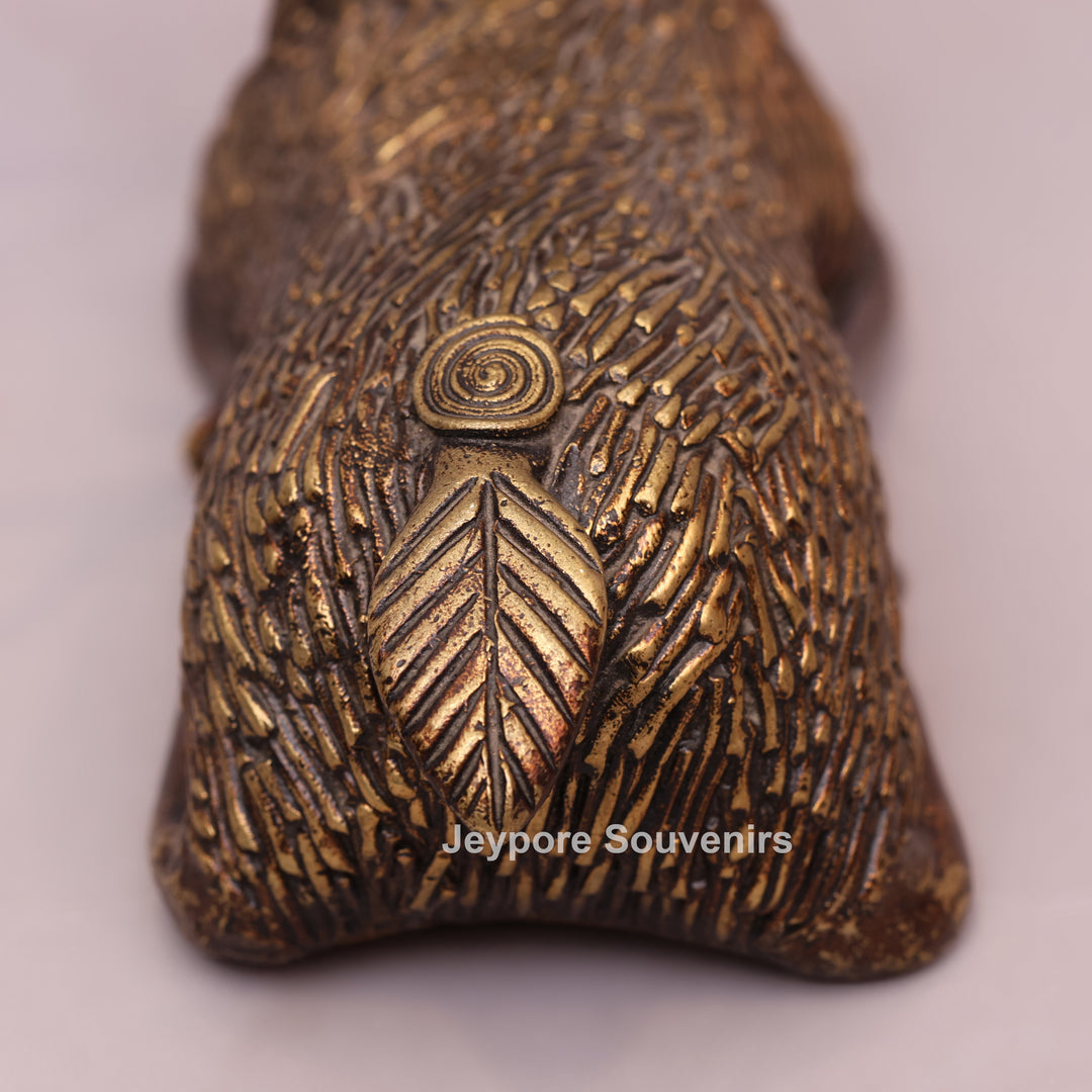 Handcrafted Dhokra Brass Deer Sculpture