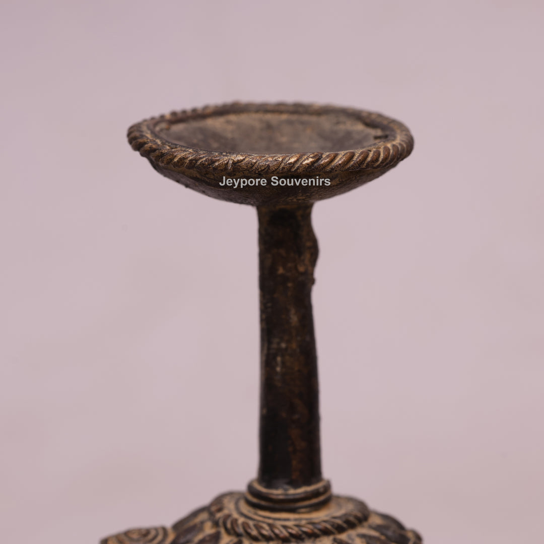 Handcrafted Brass Dhokra Camel Candle Stand