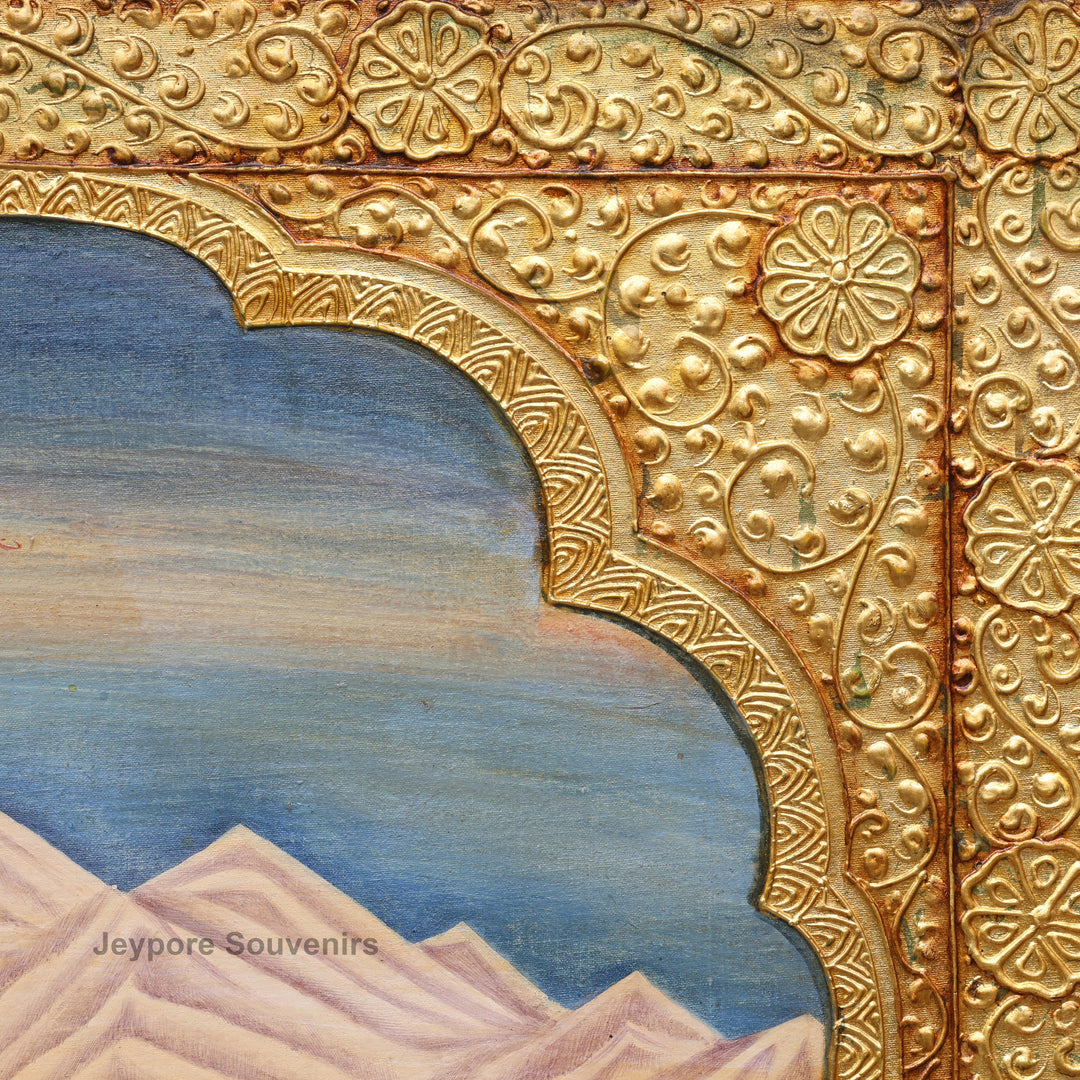 Handmade Shiv Parivar Tanjore Painting with Real Gold Leaf Work