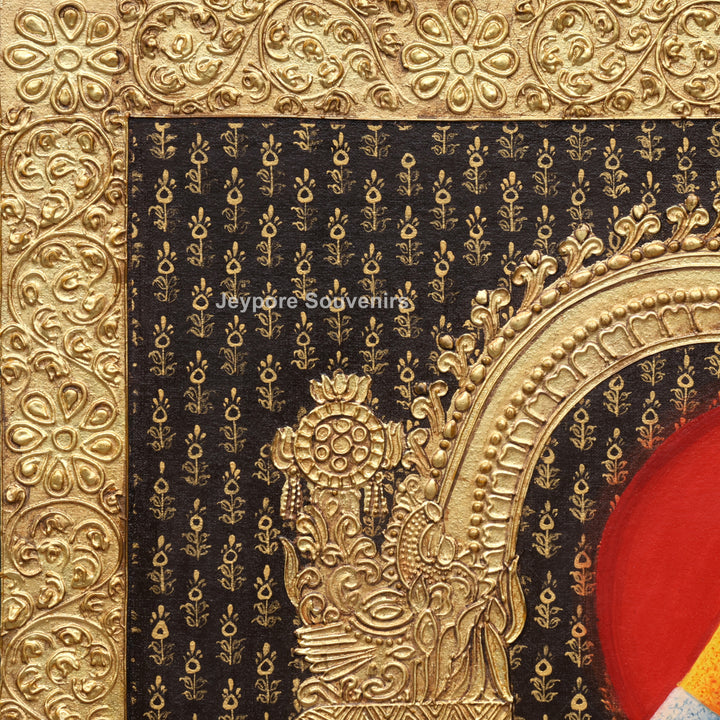 Tirupati Balaji Tanjore Painting with Real Gold Leaf Work