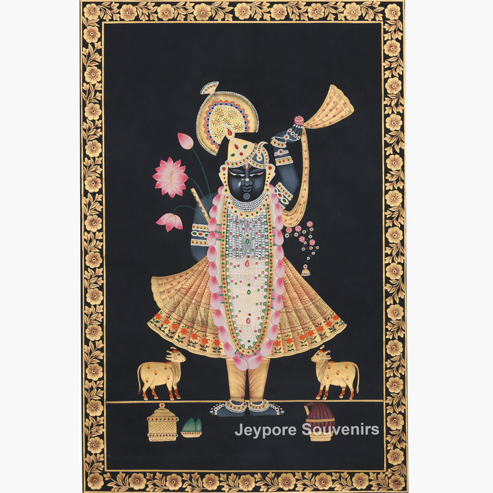 Handcrafted Shrinathji Pichwai Painting – Classic Temple Art