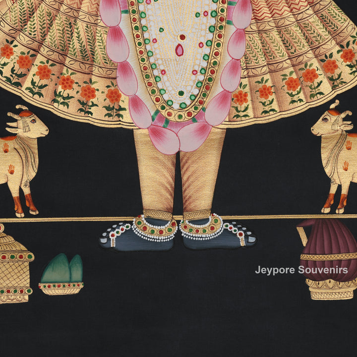 Handcrafted Shrinathji Pichwai Painting – Classic Temple Art
