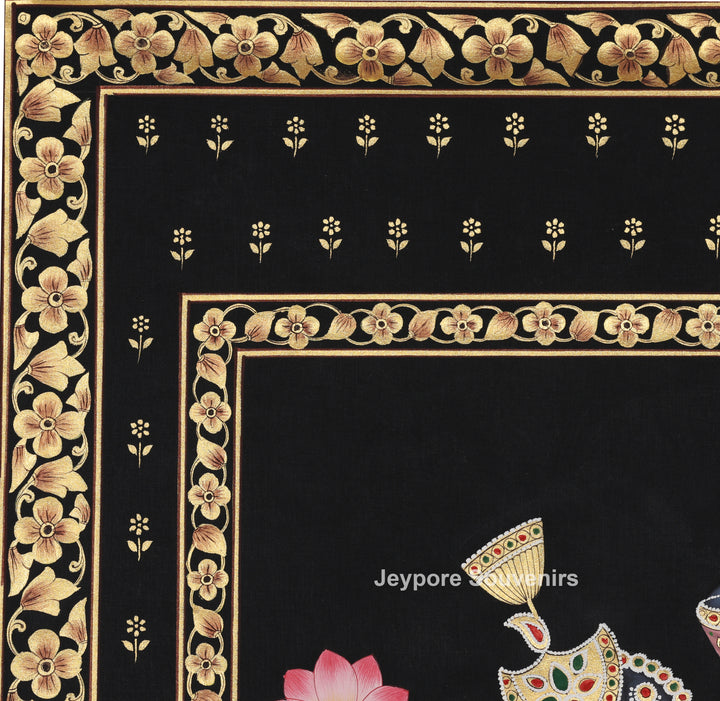 Shrinathji in Pink Attire – Pichwai Painting