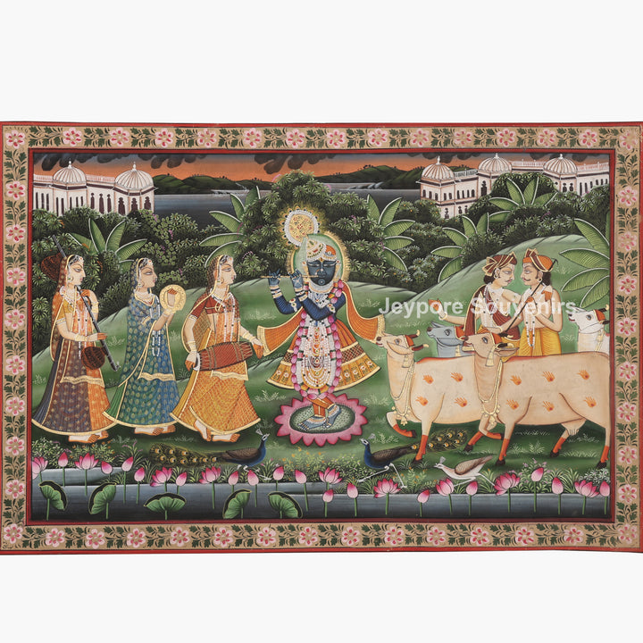 Shrinathji Raasa Leela – Handcrafted Pichwai