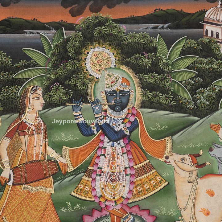 Shrinathji Raasa Leela – Handcrafted Pichwai