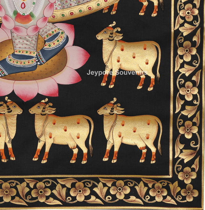 Shrinathji Featuring Sacred Cow - Pichwai