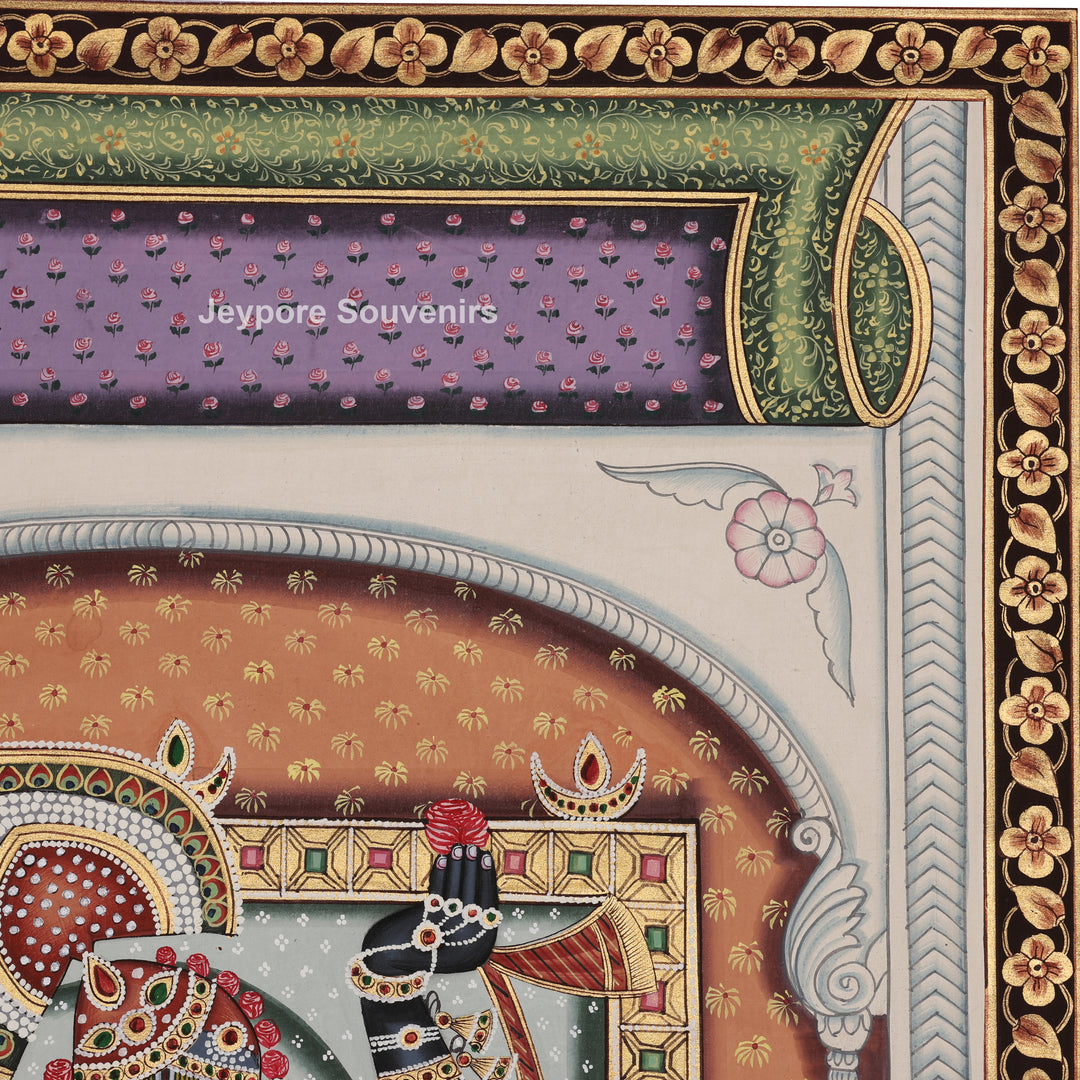 Shrinathji in Haveli - Pichwai Painting