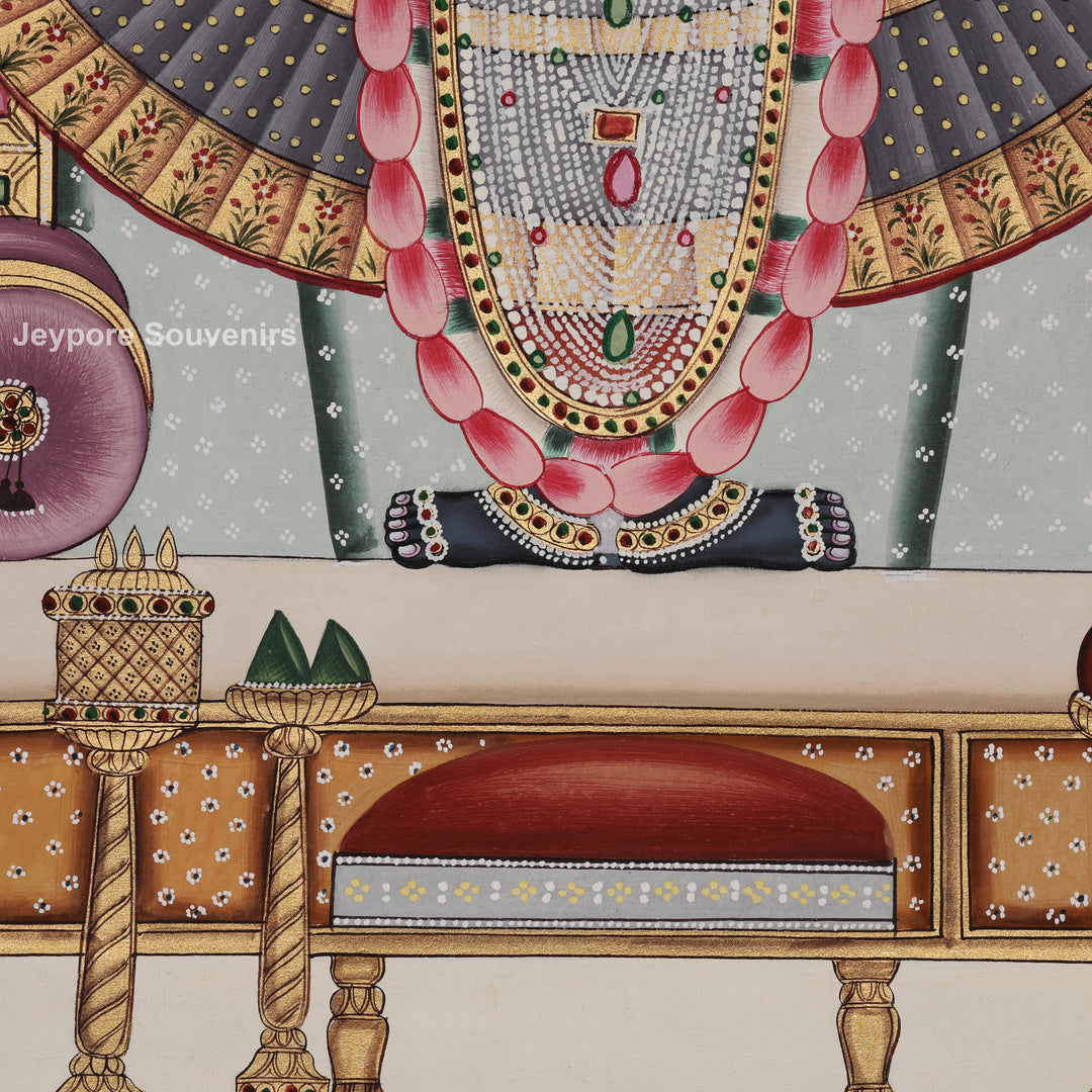 Shrinathji in Haveli - Pichwai Painting