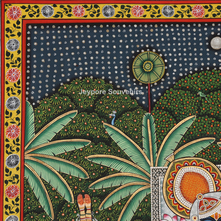 Hand-Painted Shrinathji - Pichwai Painting