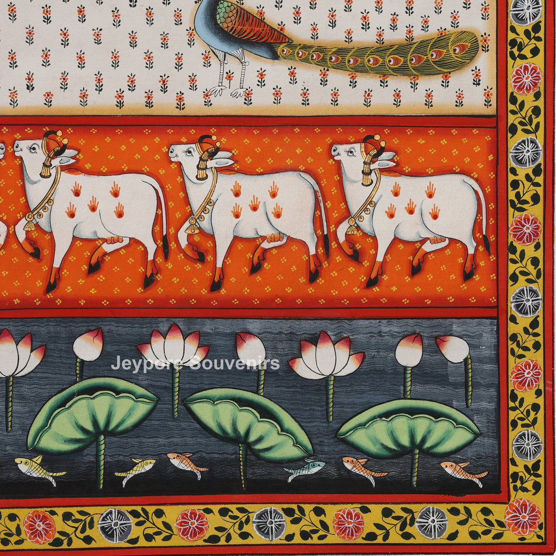 Hand-Painted Shrinathji - Pichwai Painting