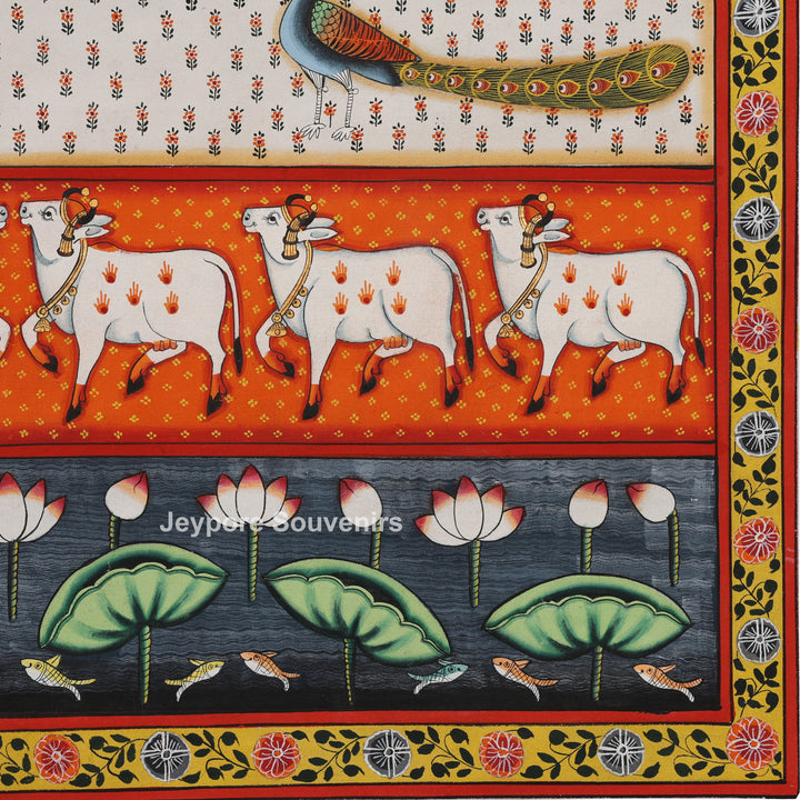 Hand-Painted Shrinathji - Pichwai Painting