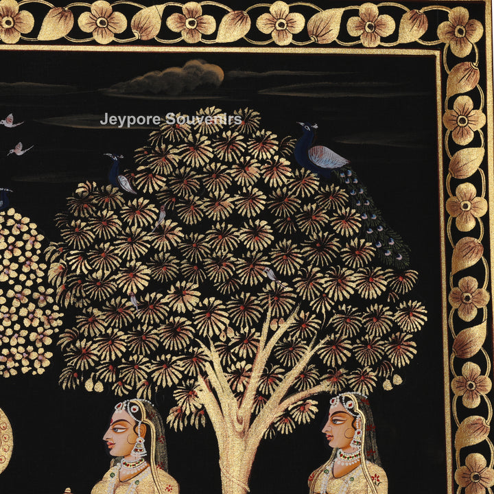 Lord Krishna Raas Leela - Pichwai Painting