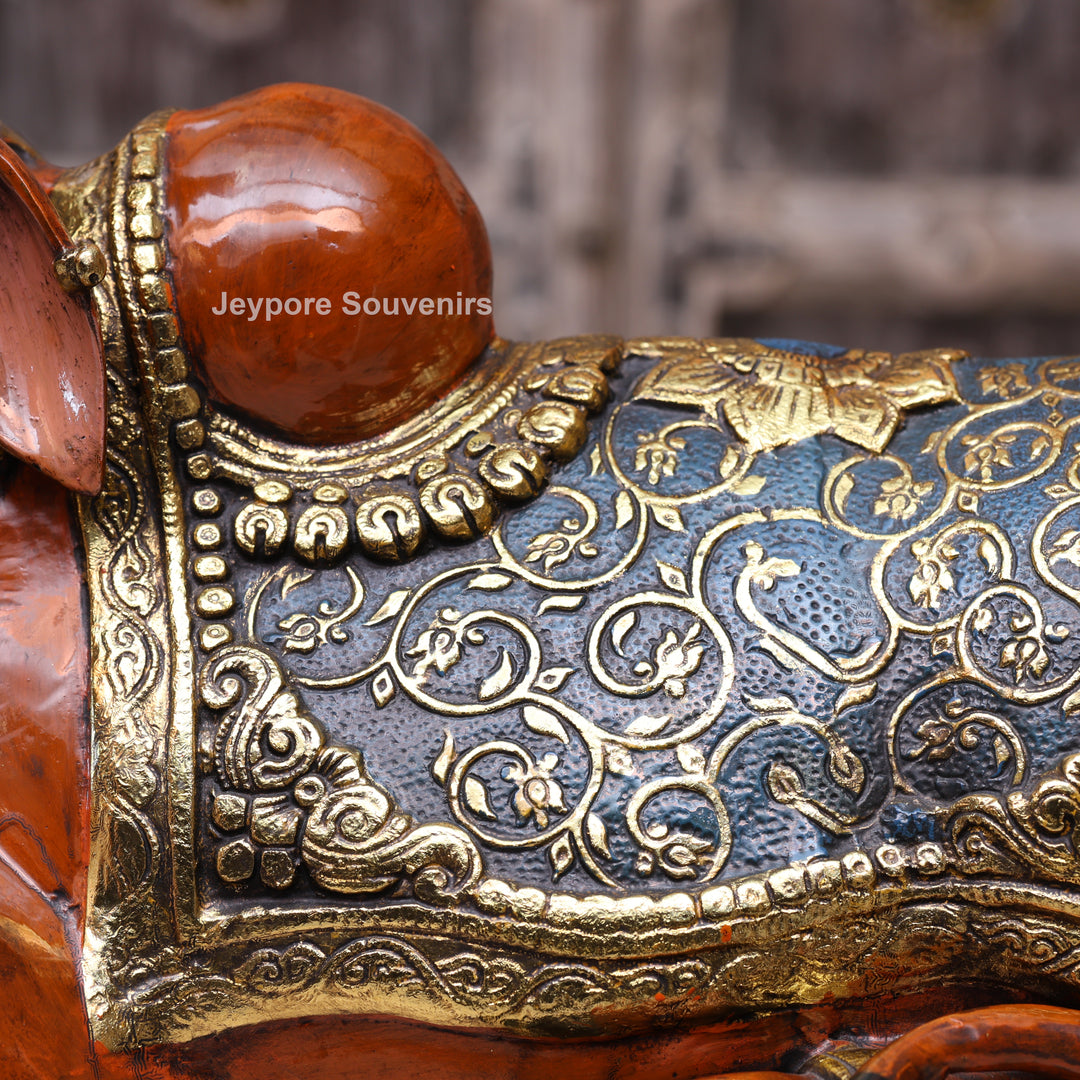 Handcrafted Decorative Nandi Bull Sculpture