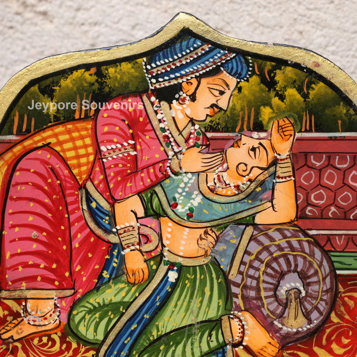 Handcrafted Rajasthani Royal Court Wooden Jharokha Mirror