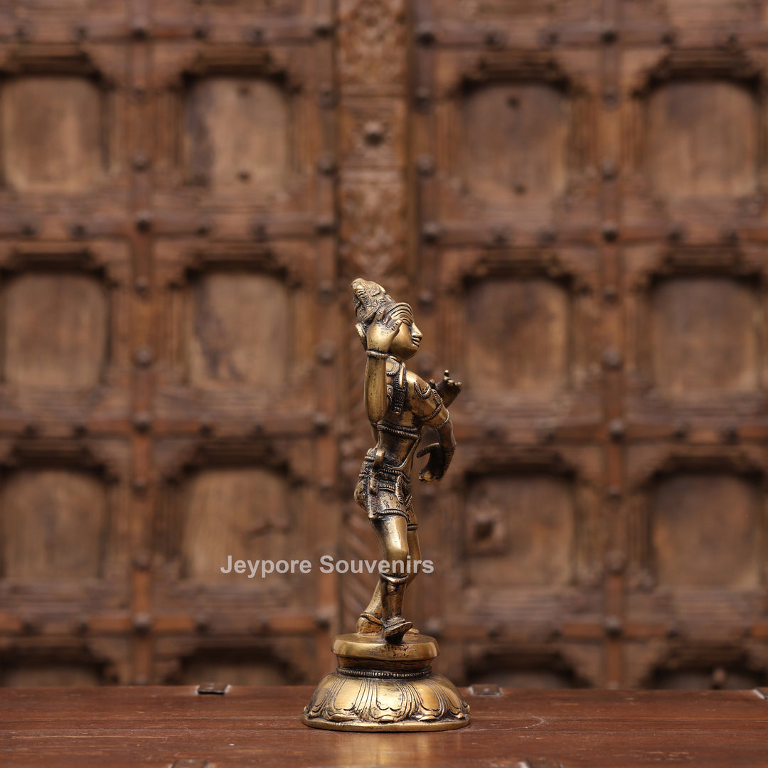 11" Handcrafted Brass Shiva Tandava Statue – Dancing Lord Shiva