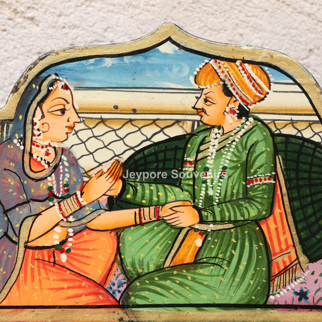 Handcrafted Rajasthani Royal Court Wooden Jharokha Mirror