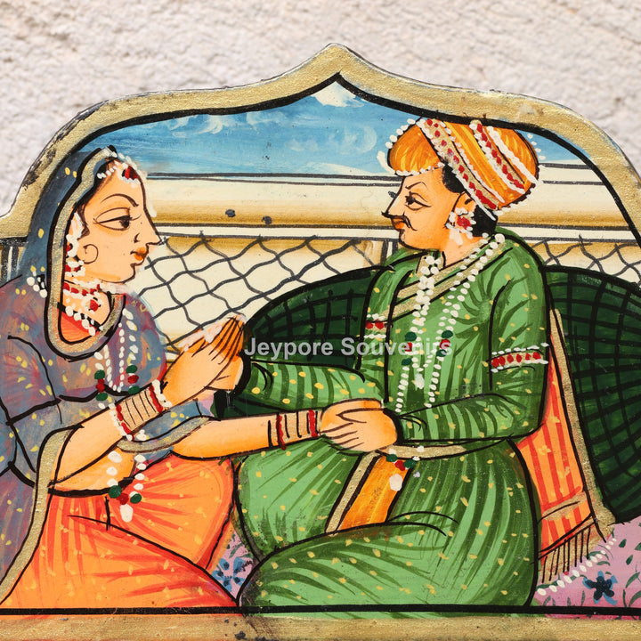 Handcrafted Rajasthani Royal Court Wooden Jharokha Mirror
