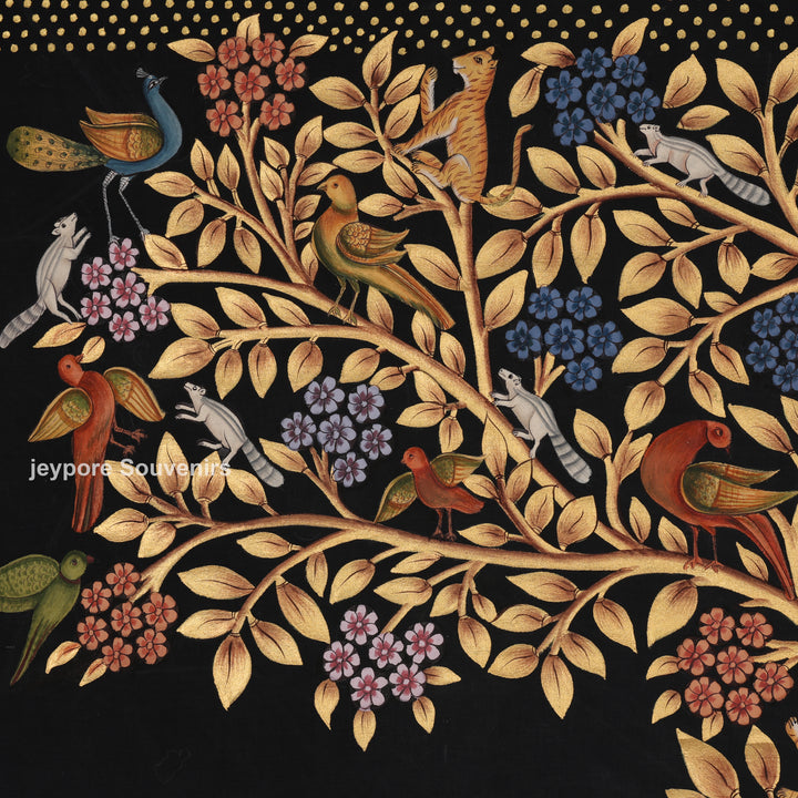 Krishna playing flute - Pichwai