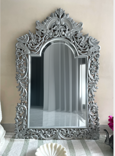 Hand carved European style mirror frame | Vanity mirror