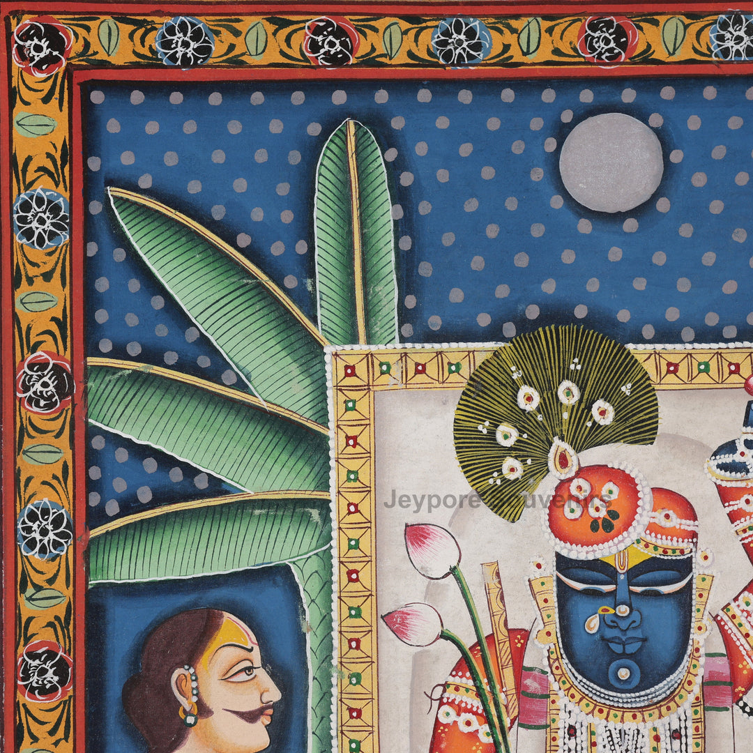 Handcrafted Pichwai Style Shrinathji Painting