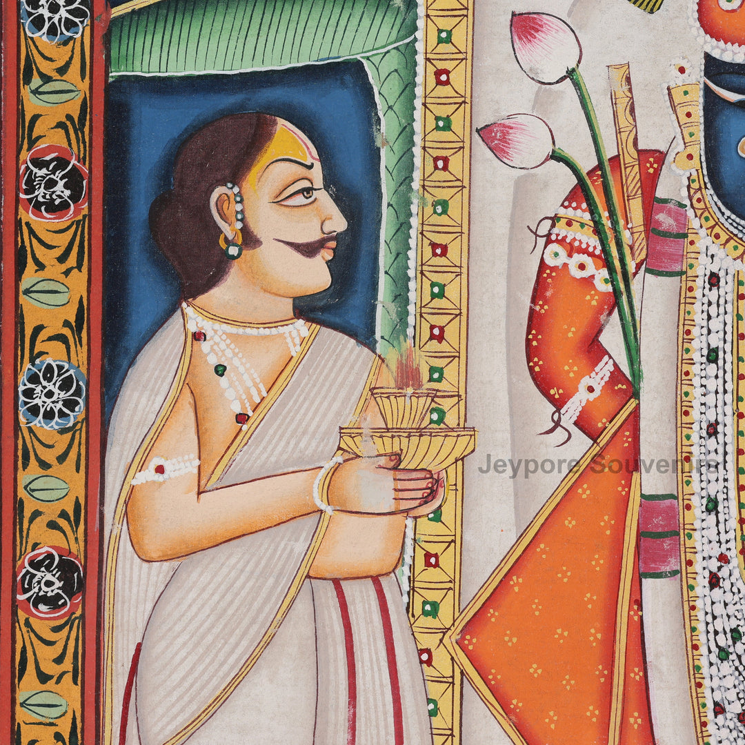 Handcrafted Pichwai Style Shrinathji Painting