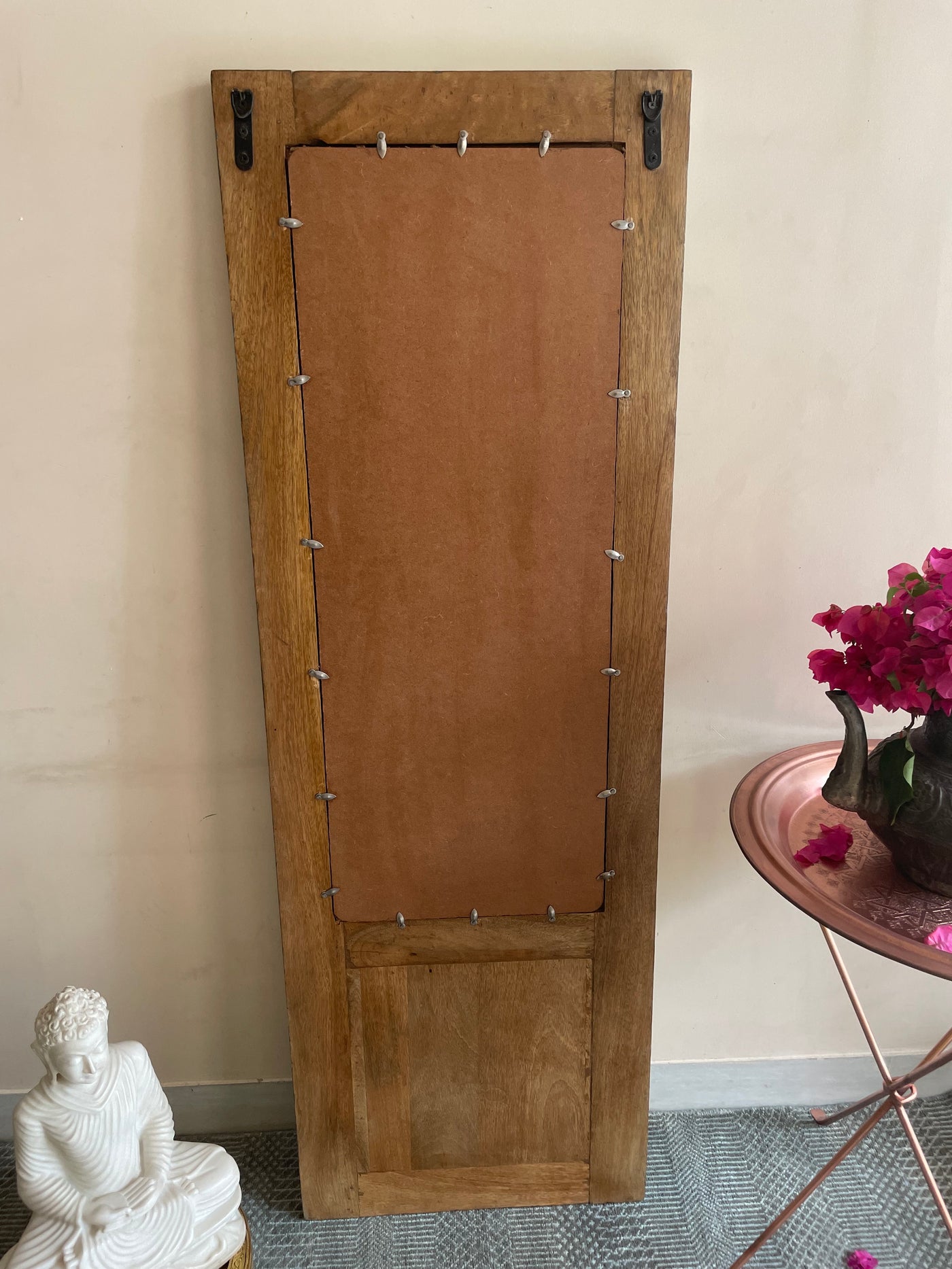 Hand carved Single Jharokha Vanity mirror